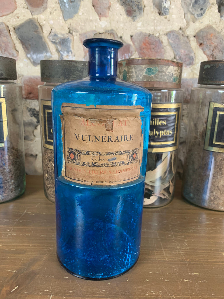 BLUE APOTHECARY JAR